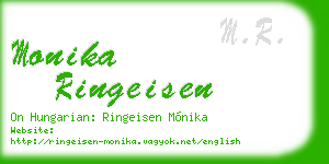 monika ringeisen business card