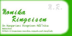 monika ringeisen business card